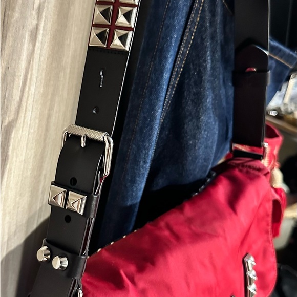 Authentic Prada crossbody stud purse - Picture 5 of 6